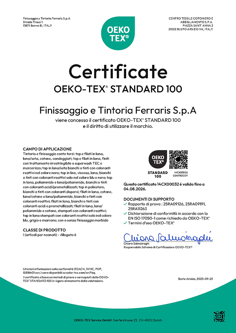 OEKO-TEX BENNA